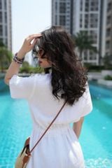 Jumpsuit ngắn cổ danton Linen tưng premium Cói Design