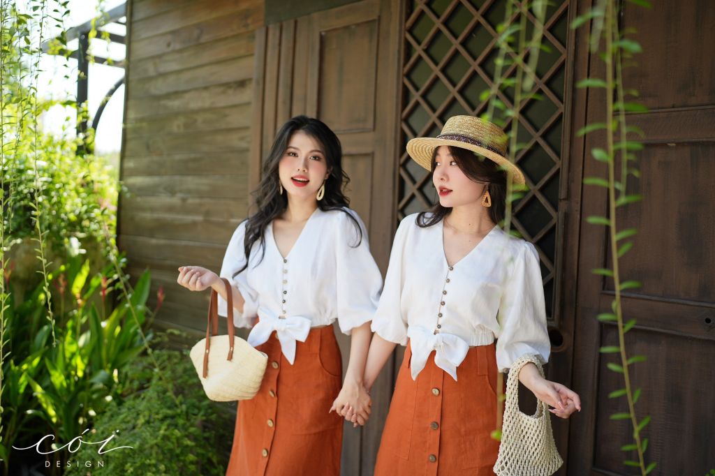 Chân váy TT Linen tưng premium Cói Design