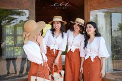 Chân váy TT Linen tưng premium Cói Design
