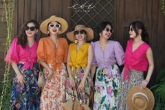Chân váy tầng Linen tưng premium Cói Design
