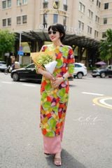 Set Áo Dài Sắc Xuân kèm quần suông Cói Design