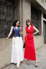 Áo gile nút bọc Linen tưng premium Cói Design