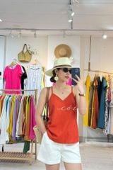 Áo 2 dây đan chéo Linen hàn Cói Design