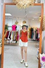 Áo 2 dây đan chéo Linen hàn Cói Design
