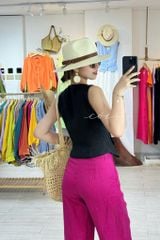 Quần suông linen tưng premium Cói Design