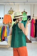 Quần suông linen tưng premium Cói Design