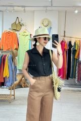 Quần suông linen tưng premium Cói Design