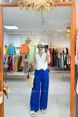 Quần suông linen tưng premium Cói Design