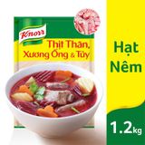  Hạt Nêm Knorr Từ Thịt Thăn, Xương Ống Và Tủy Bổ Sung Vitamin A (1200g) 