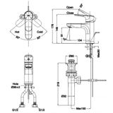 Vòi Lavabo nóng lạnh INAX LFV-1402S (SERIES 1400)
