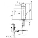 Vòi Lavabo nóng lạnh INAX LFV-8000S (SERIES 8000)