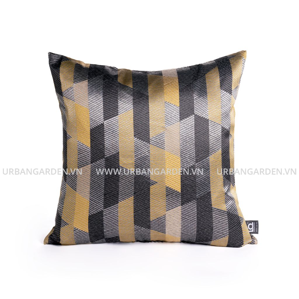  Gối LQID Chevron Yellow 