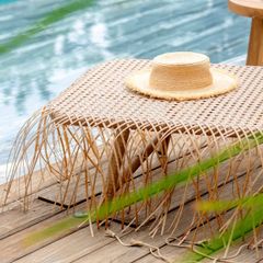  Giường Tắm Nắng Mây Nhựa Tua Rua 