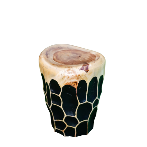 Đôn Gỗ Sandy - Đen