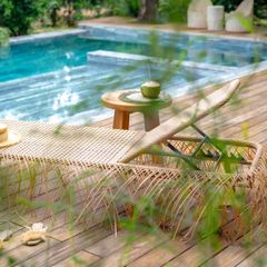  Giường Tắm Nắng Mây Nhựa Tua Rua 