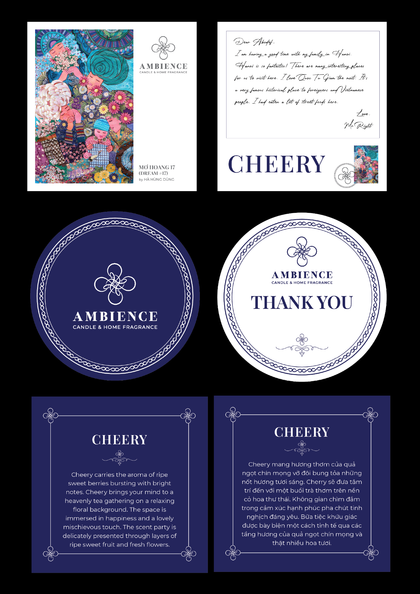  Nến Thơm Cheery 19oz - 420g 