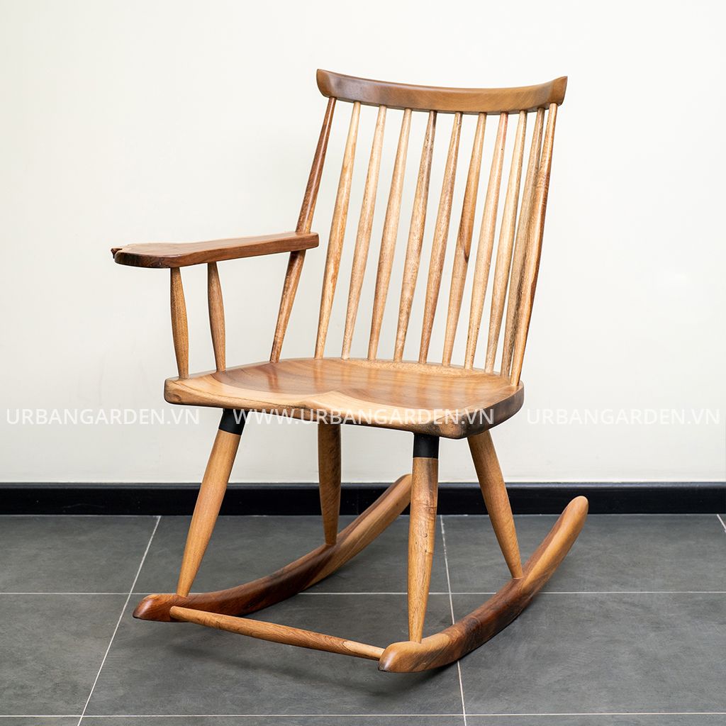  Ghế Thư Giãn Gỗ Lũa Reborn Wood Arina - Tay vịn 12AX2 