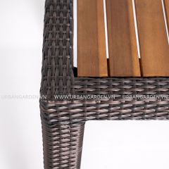  Bàn Ăn Chữ Nhật Mây Nhựa Rhumba 
