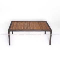  Bàn Ăn Chữ Nhật Mây Nhựa Rhumba 