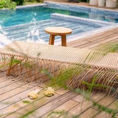  Giường Tắm Nắng Mây Nhựa Tua Rua 