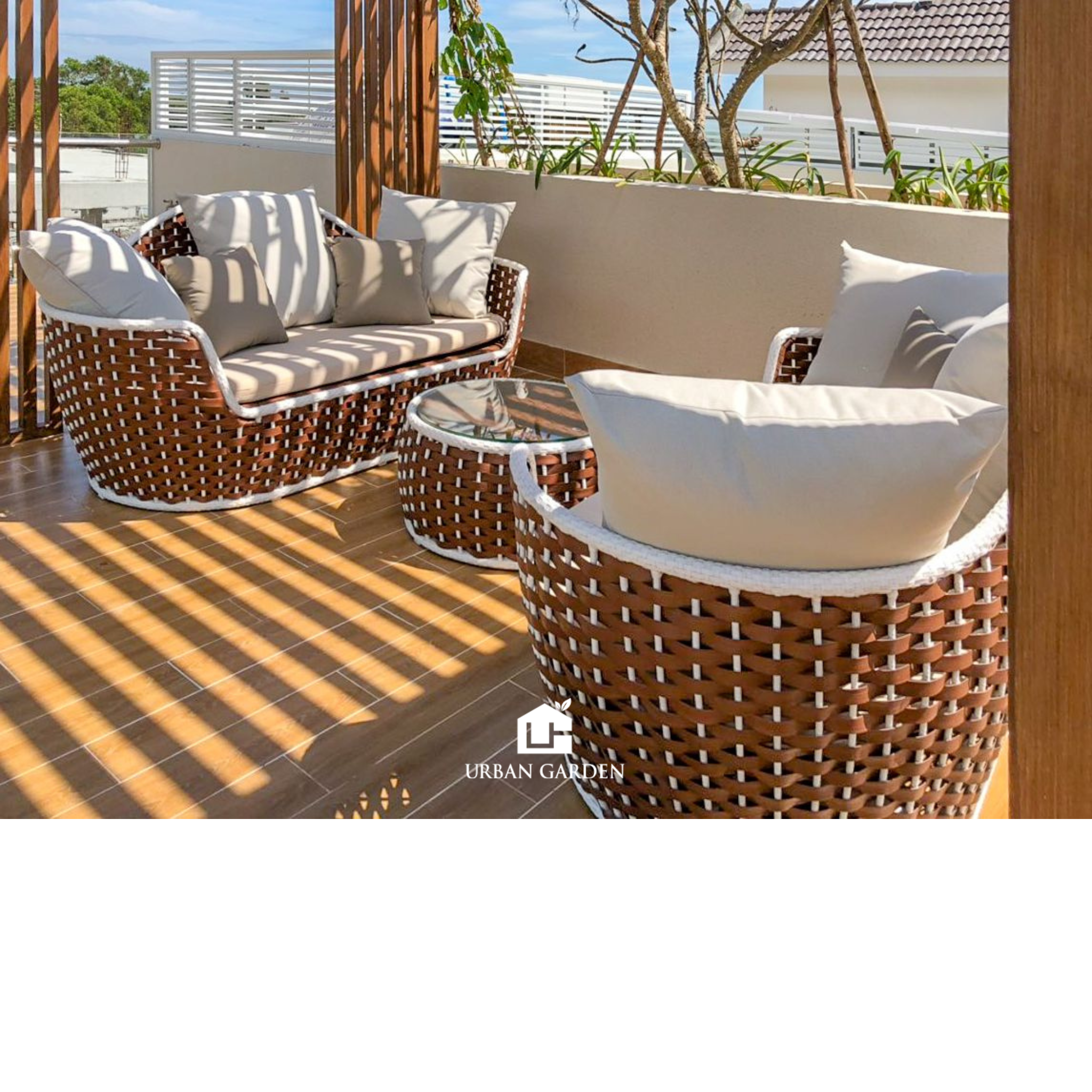  Ghế Sofa Mây Nhựa Arizona 