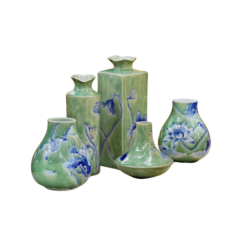 Bình Gốm Sứ Emerald Garden