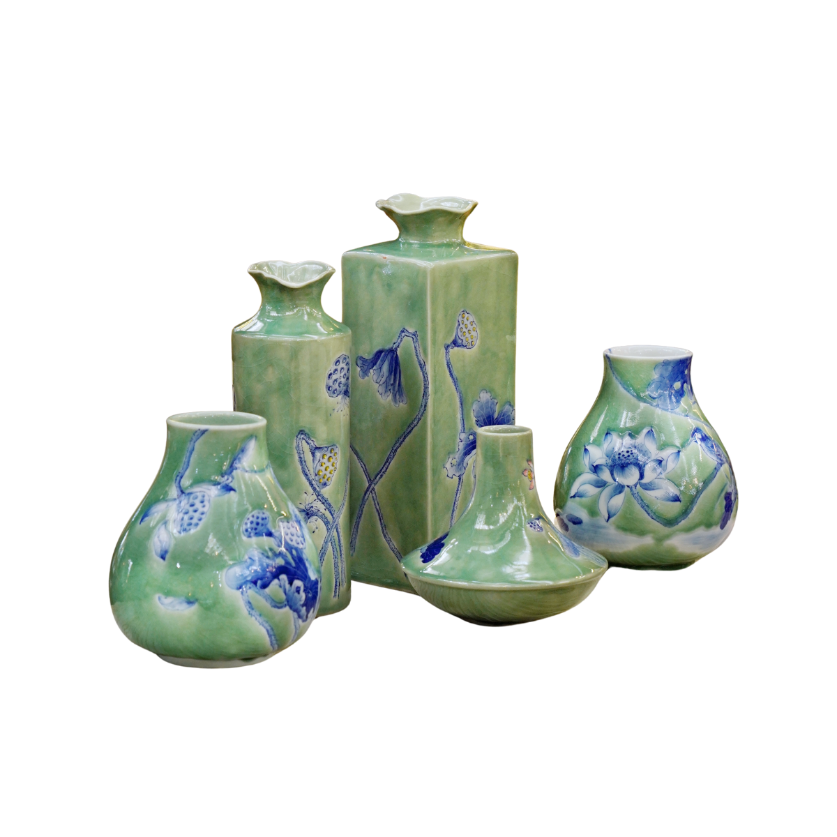  Bình Gốm Sứ Emerald Garden 