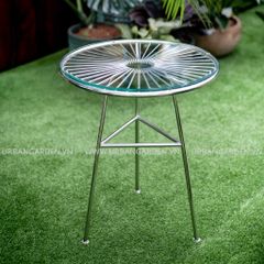  Bàn Cafe Tròn Kính Malibu 