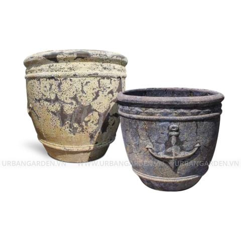 Chậu Cây Gốm Giả Cổ Rafi 6809AD