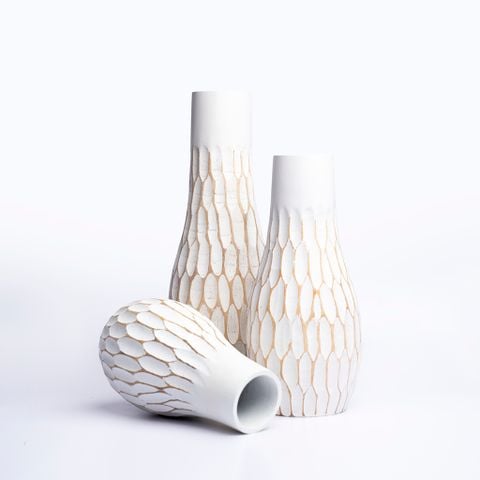 Bình hoa gỗ Heron - Feathers TL-10