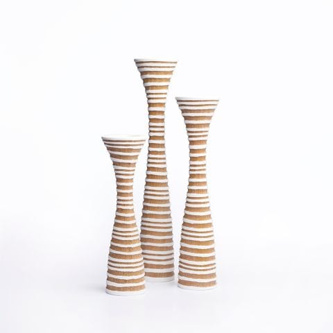 Chân nến gỗ Heron - Orbit TL-06 set 3pcs