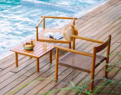  Ghế Sofa Gỗ Teak Husk 