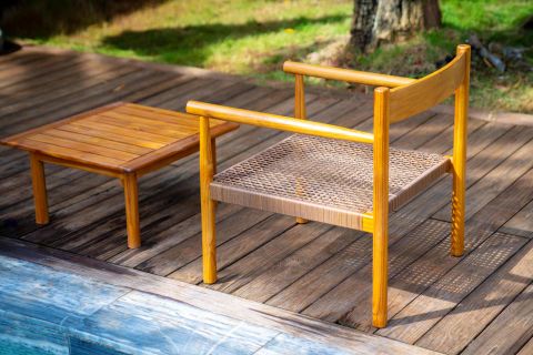 Ghế Sofa Gỗ Teak Husk
