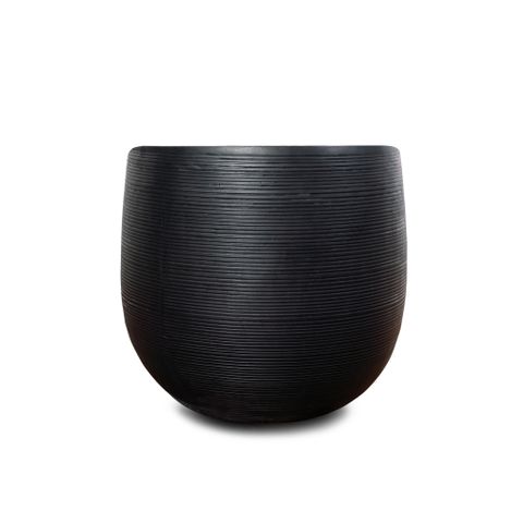 Chậu Cây Xi măng Polycement Ceylon - Đen