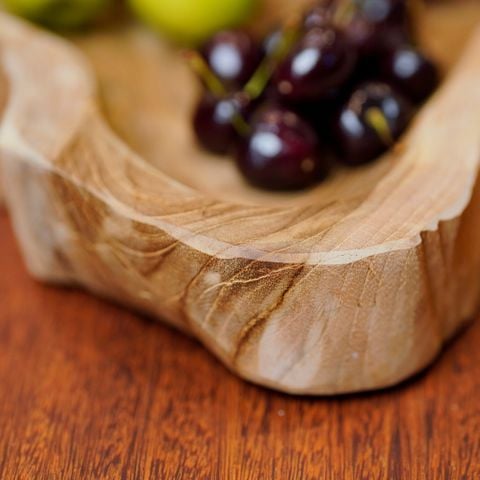 Khay Gỗ Reclaimed Teak Abstract D300