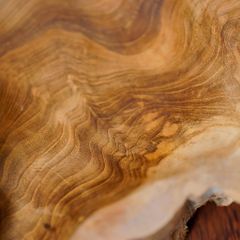  Khay Gỗ Reclaimed Teak Abstract D300 