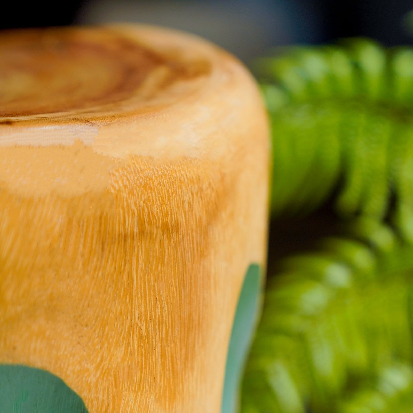  Đôn Gỗ Sandy - Xanh 