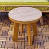  Bàn Bên Tròn Gỗ Reclaimed Teak Amazon D50 