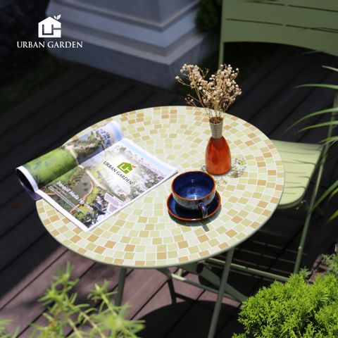 Bàn Cafe Tròn Gốm Airy