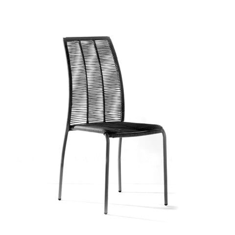  Bộ bàn ghế ngoài trời tròn Bazaar - Aqua đen 