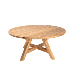  Bàn Ăn Tròn Gỗ Reclaimed Teak Amazon 