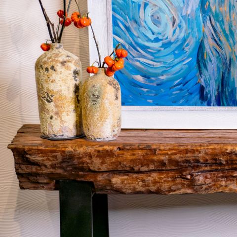 Bàn Trang Trí Console Gỗ Lũa Reborn Wood Driftwood 12AX3 D180 x R38cm
