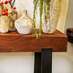  Bàn Trang Trí Console Gỗ Lũa Reborn Wood Slab 01CX3 D180 R44 