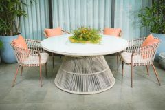  Bàn Ăn Tròn Dây Thừng Finley 