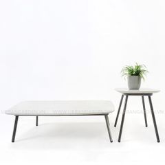  Bộ Sofa ngoài trời QUEENIE - Xám Trắng 