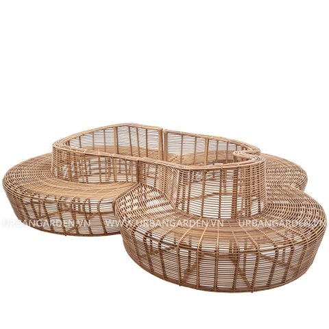 Băng Ghế Mây Nhựa Oasis