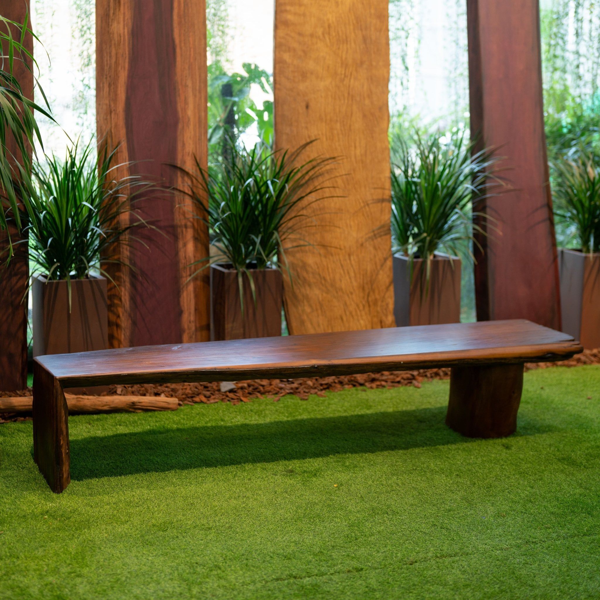  Băng Ghế Gỗ Gỗ Lũa Reborn Wood Driftwood 13DX3 D230 x R50 