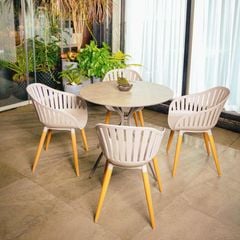  Bàn Ăn Tròn Gốm Bonita D90 