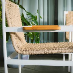  Ghế Sofa Mây Nhựa Calix - Ghế Đơn 