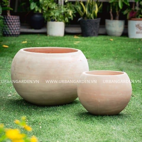Bộ Chậu Cây Gốm Cotta